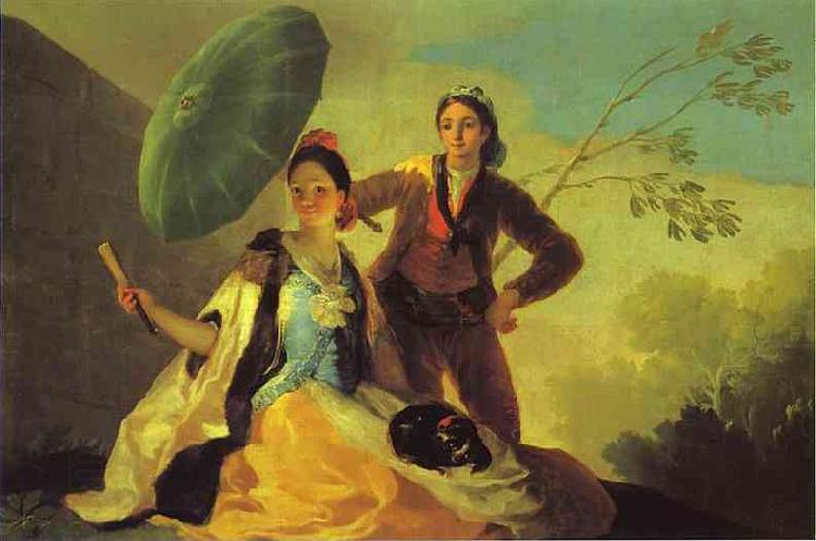 Francisco Jose de Goya The Parasol. China oil painting art